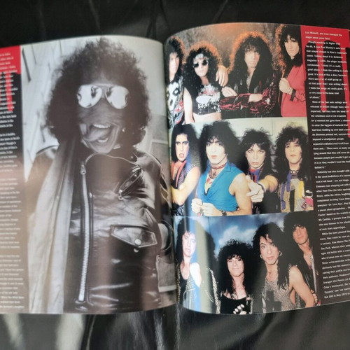 KISS Live! Book like new with poster