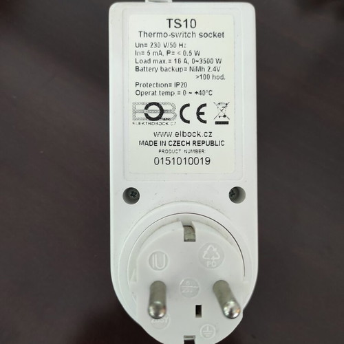 TS10 Crystal thermostat timer like new