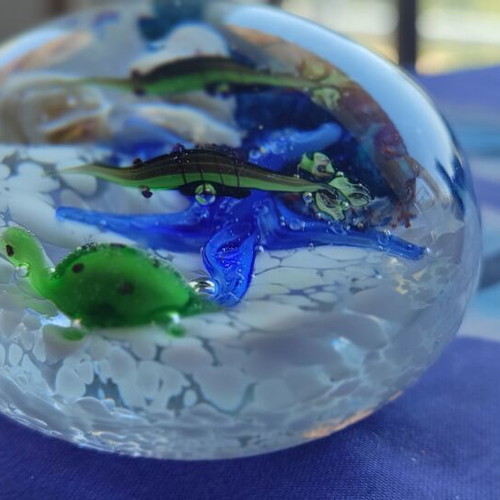 Crystal Ball with Sea Theme new