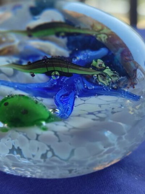 Crystal Ball with Sea Theme new