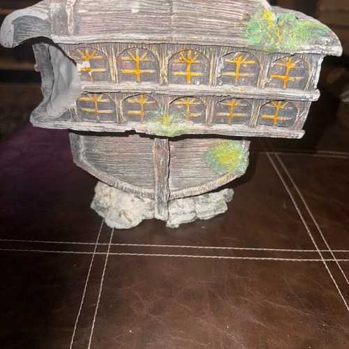 Aquarium decoration "Sunken Galera" like new