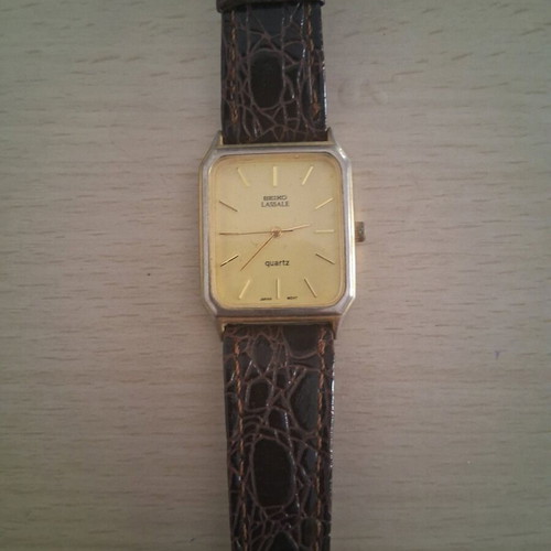 Seiko Lassale Quartz women's watch used, gold color