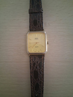 Seiko Lassale Quartz women's watch used, gold color