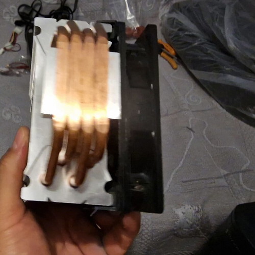 Cooler Master CPU Cooler used, 120mm PWM fan, 4 copper heatpipes