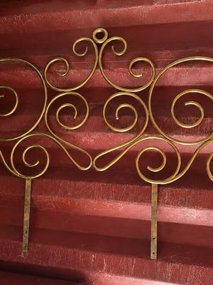 Handmade brass headboard 1.60 m