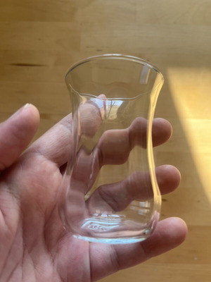 Glass tea cup from Constantinople used