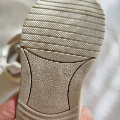 Smart Kids sandals size 20 used with ice cream design