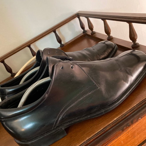 Men's Formal Shoes Haralas Size 43 Black Patent Leather Like New