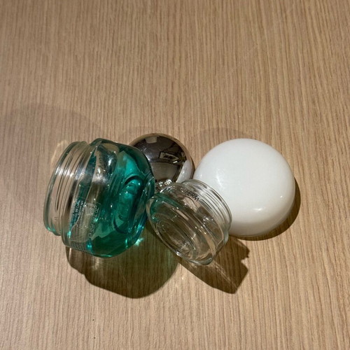 Biotherm jars used, set of 2 pieces