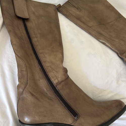 Lavorazione Artigiana Vivaci Moda women's leather boots size 39, new