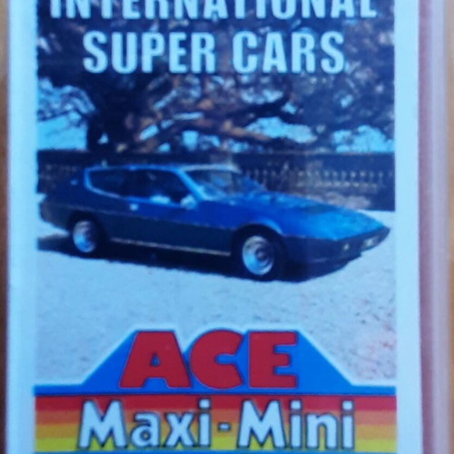 Ace Maxi Mini TrumpGame used set of 24 mini car cards