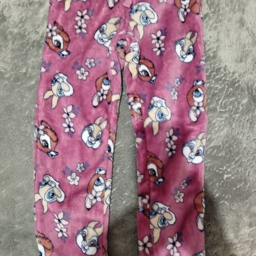 Warm pajamas used 134 cm, colorful top with pants