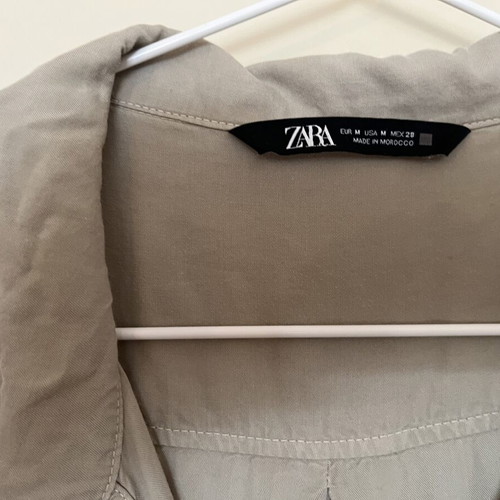 Zara jumpsuit khaki, sleeveless, like new, size M