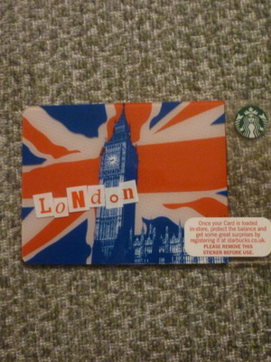 Starbucks Αγγλική κάρτα London Big Ben από Αγγλία