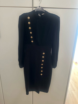 Midi dress ZINI Boutique black like new, size 38 small