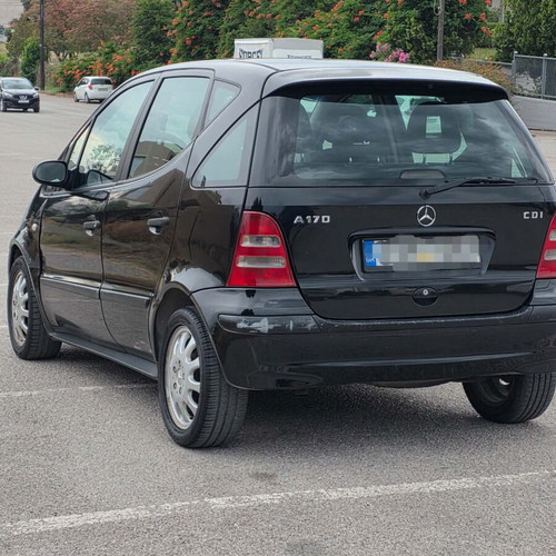 Mercedes-Benz A 170 diesel manual used, black, 2001, 1.7L