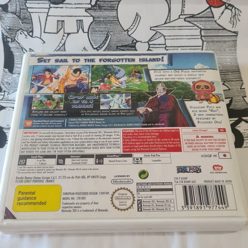 One Piece Unlimited World Red Nintendo 3DS game used