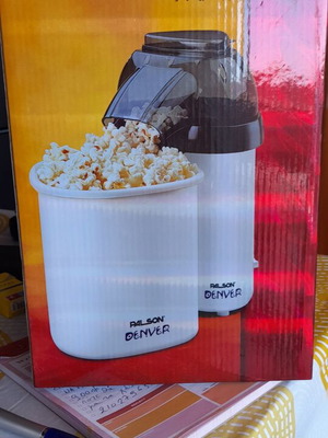 Palson Denver Popcorn Maker like new, 1200W hot air