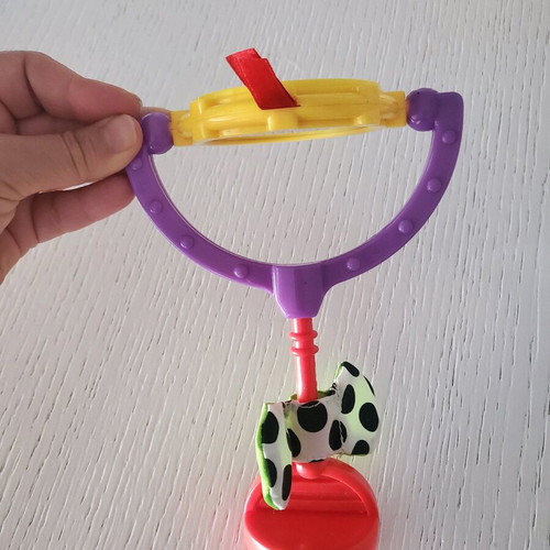 Fisher Price baby toy with rotating mirror like new