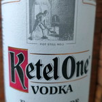 Ketel One bottle used, empty for collectors and crafts
