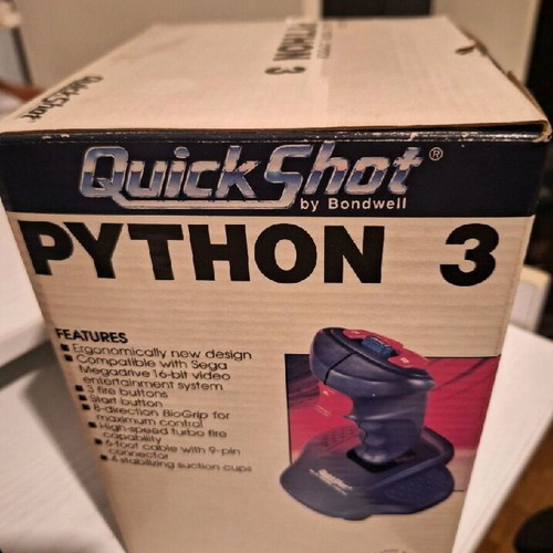 Quick Shot Python 3 Joy Stick for SEGA Megadrive and other consoles, new