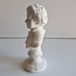 Small marble Mozart bust like new