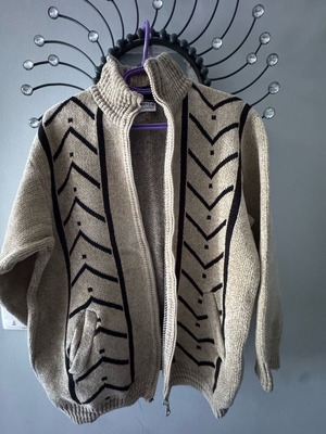Men's cardigan like new, beige, size M