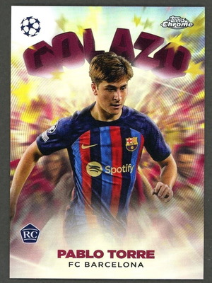 Κάρτα Pablo Torre Topps Chrome 2022-23 σαν καινούργιο