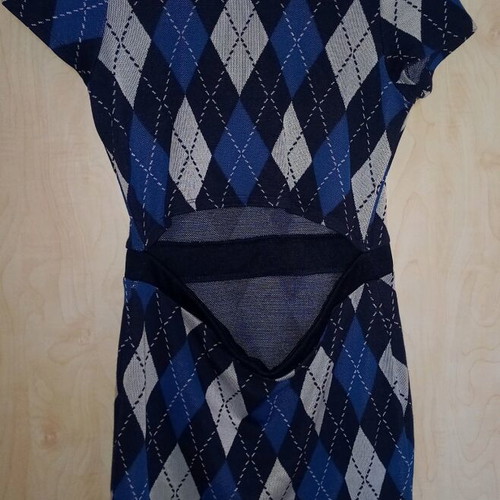 H&M Argyle Dress Size Medium Like New