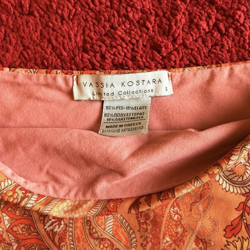 Vassia Kostara Limited Collection Bikini Set with Paisley Pattern