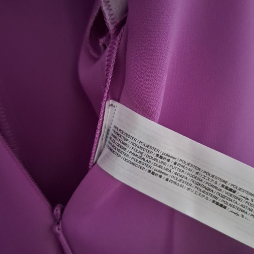 Mango jumpsuit size M used, purple with cutouts