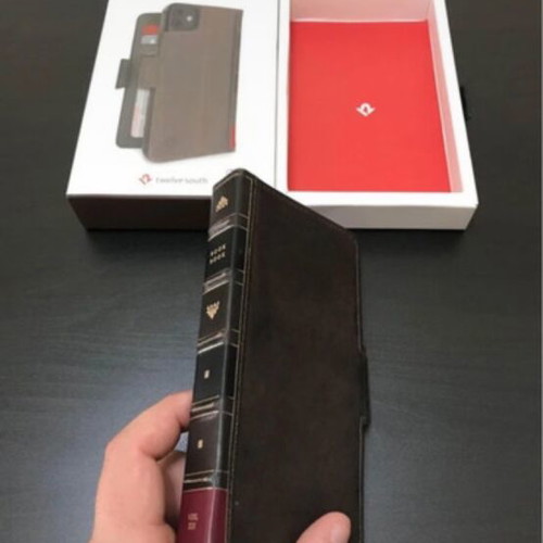 Authentic BookBook leather case for iPhone 11/XR like new