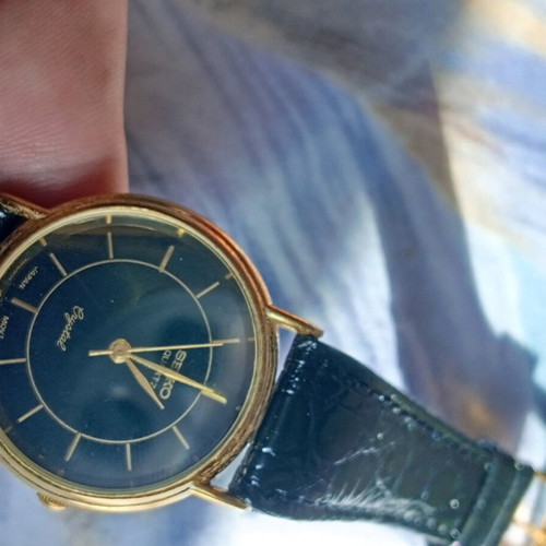 Vintage Seiko SGP Gold Plated Quartz Watch collectible like new