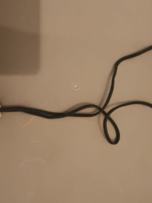 Long necklace with dragonfly and black suede cord with gold element new
