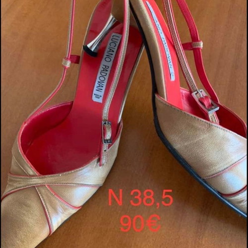 Women's branded shoes used, size 39, multicolor