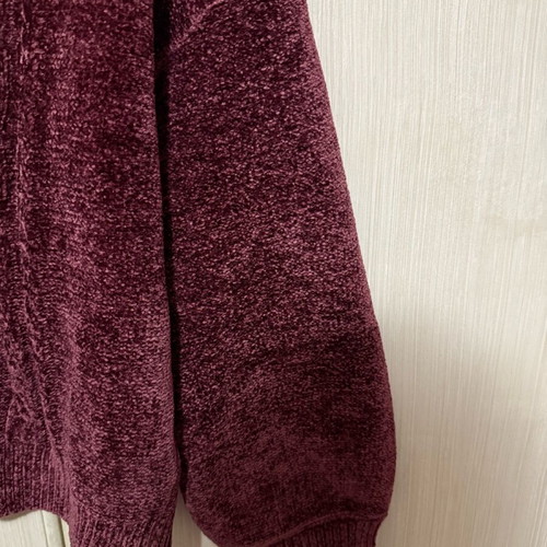 Burgundy velvet sweater Funky Buddha like new, size M