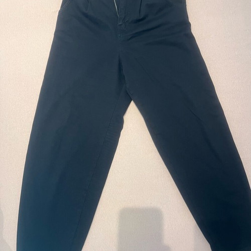 Zara fabric pants new, black and dark blue, size 32-34