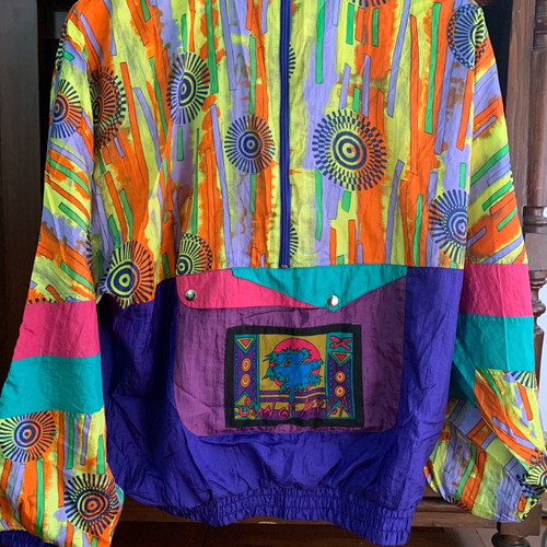 Disco sweater vintage 80s XL multicolor used