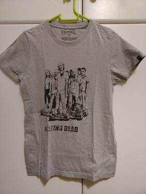 Friking Small T-shirt like new, gray, size S