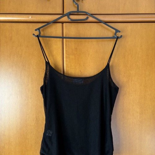 Raxevsky top and scarf set black and gold like new