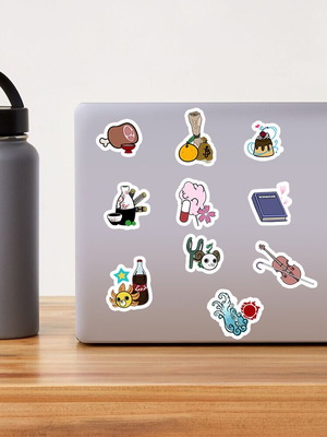 One Piece Strawhat Crew handmade sticker pack made to order