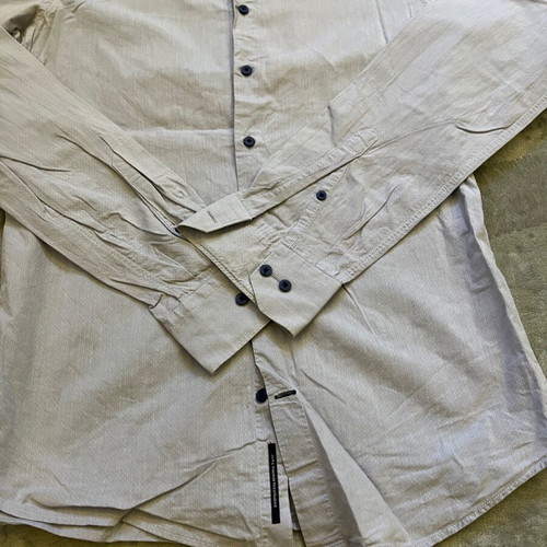 Manetti Men's Slim Fit Shirt, Size M, 100% Cotton, Like New, Sky Blue