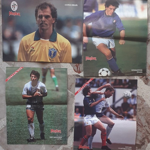 Blek Italia '90 World Cup retro posters and clippings collection