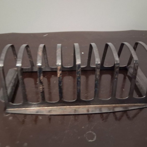 Bread slice holder Angora, like new, silver plated English
