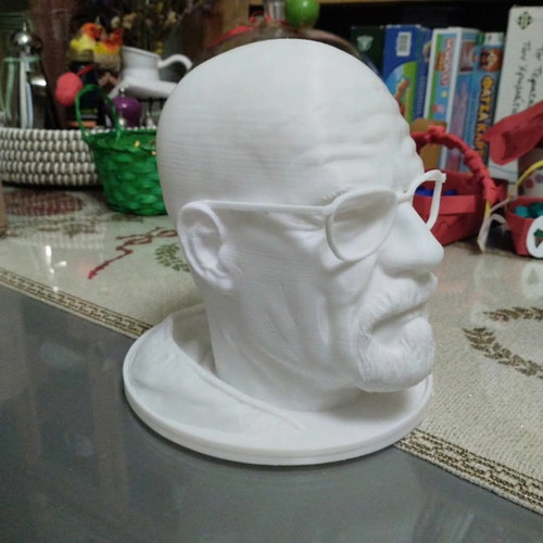 Heisenberg bust new, ideal for headphone stand