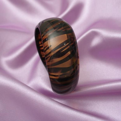 Lucite bangle bracelet collection