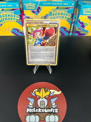 Pokemon Card Interviewer's Questions used, Uncommon Call of Legends 79/95