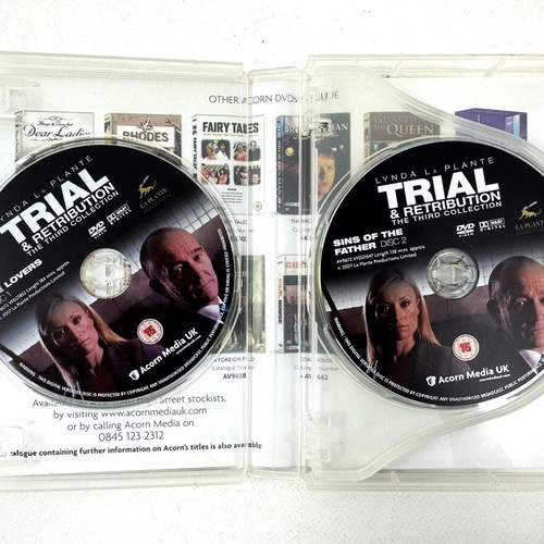 Trial & Retribution DVD box set used, 14 discs, crime series