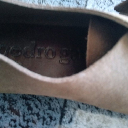 Pedro Garcia leather ballerina shoes like new, size 39, beige brown
