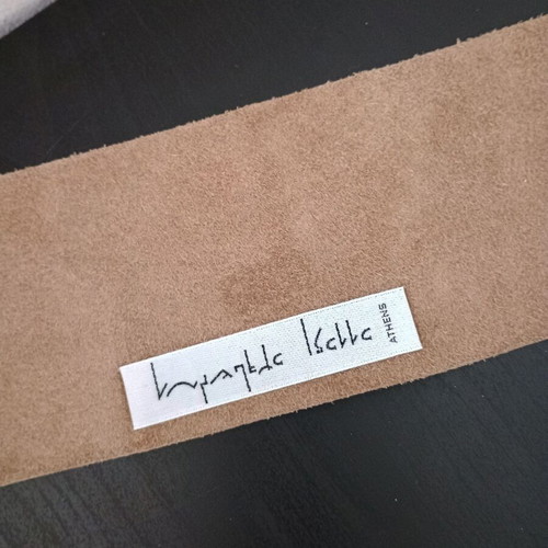 Kurmpela Ioanna Beige Leather Women's Belt like new